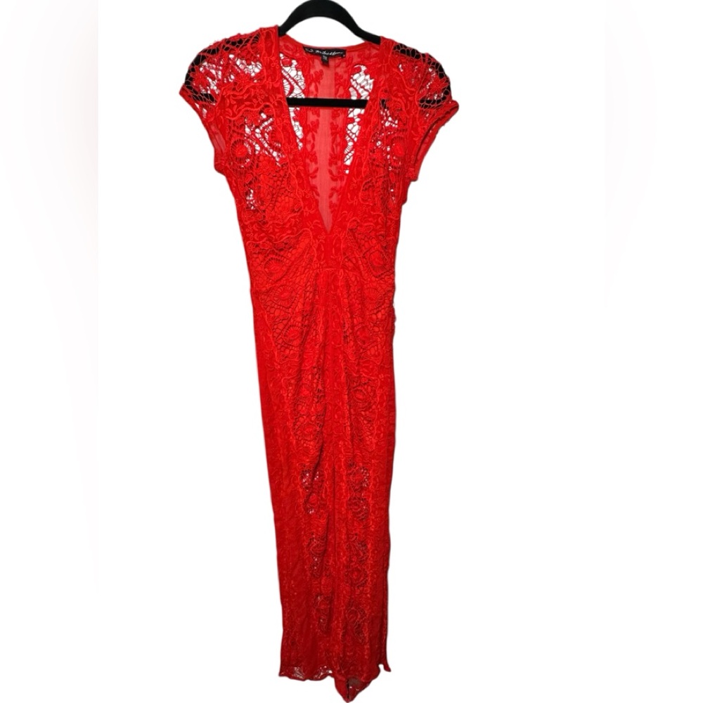 For Love and Lemons Mariposa Mini Dress‎ Lace V Neck Bodycon Size XS Resortwear